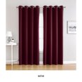 thumbnail image 2 of kurtrusly 2 Pcs Rideaux Occultants pour Foncé et Confortable dans n'Importe Quelle Pièce Couleurs Simples et Pures Sont Rouge Vin 132*160, 2 of 6