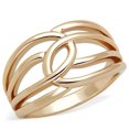thumbnail image 1 of Alamode TK1696-9 Femmes IP Or Rose Bague en Acier Inoxydable Sans Pierre en Aucune Pierre - Taille 9, 1 of 1