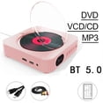 thumbnail image 1 of DVD Player VCD Player CD Music Player Bluetooth 5.0 Built-in Speaker ,Portable, 1 of 5