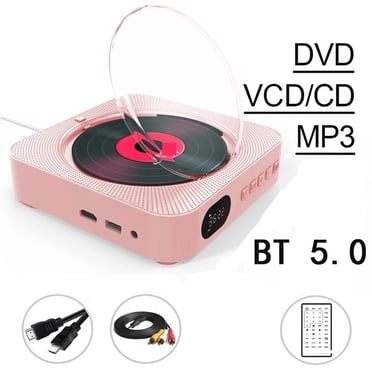 DVD Player VCD Player CD Music Player Bluetooth 5.0 Built-in Speaker ,Portable