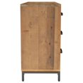 thumbnail image 3 of vidaXL Buffet Brun 110x35x70 cm Pin Massif, 3 of 5