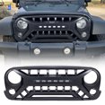 thumbnail image 1 of AMERICAN MODIFIED Grille d'Armure pour 2007 à 2018 Jeep Wrangler JK, Noir Mat, 1 of 11