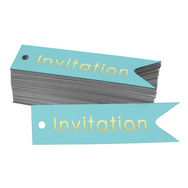 Inkdotpot Gold Foil Paper Hang Tags Invitation Party Favor Tags 50 Pieces