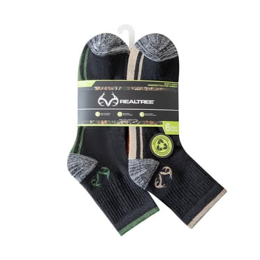 Real Tree Men's Ankle Socks 6-Pack
