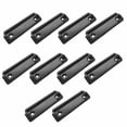 thumbnail image 1 of Decodeary 10pieces Set Office Rubber Mountable ,Ensuring Organization Alloy Office Essential Clips With Handle Stationery 10CM With rubber, 1 of 6