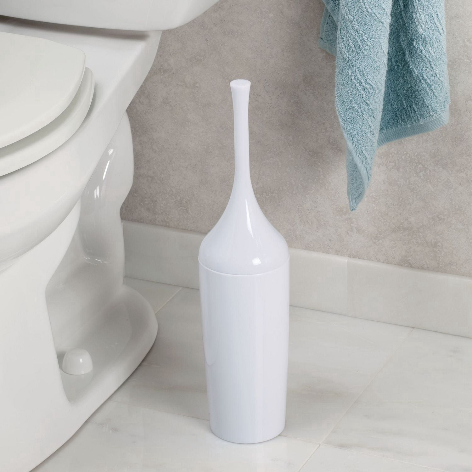 Brosse de toilette et support Una Nuvo de Mainstays pour la salle de bain
