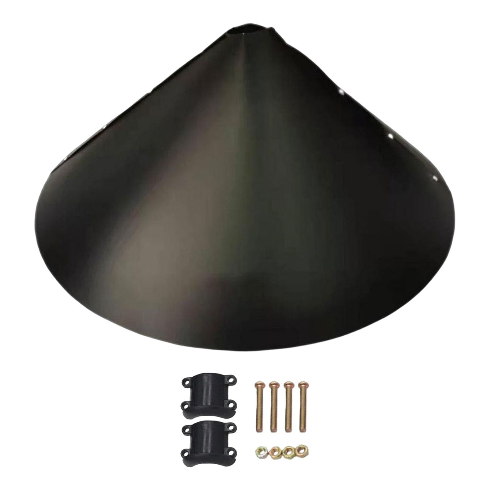 DOLITY Hanging Bird Feeders Wrap Squirrel Baffle Wrap Guard Around Rod 16 inch