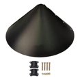 thumbnail image 1 of DOLITY Hanging Bird Feeders Wrap Squirrel Baffle Wrap Guard Around Rod 16 inch, 1 of 9