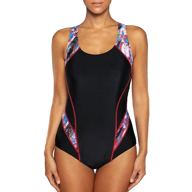 Women's Sport One Piece Swimsuit Racerback Competitive Athletic Swimwear Bathing Suits