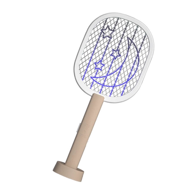 Becaristey Lampe Piège LED 2000mAh Électrique Anti-Insectes USB Rechargeable d'Été Attrape-Mouches Piège Mouches Insecte Rose