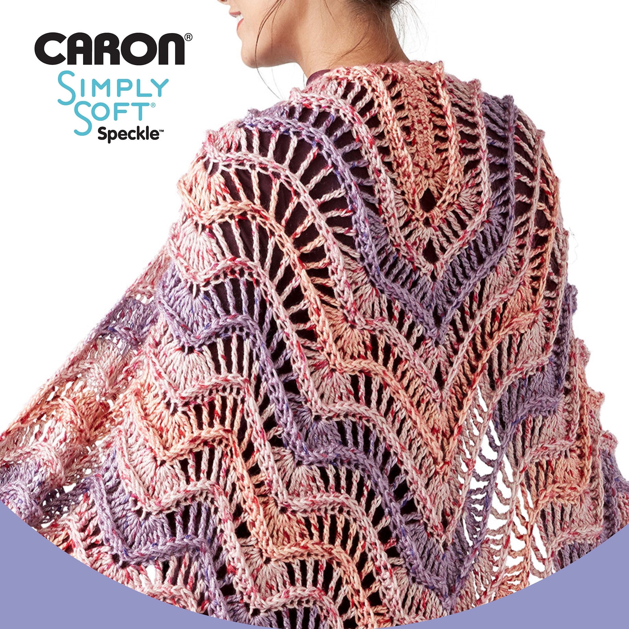 Caron® Fil Simply Soft® Speckle™, Acrylique #4 Moyen, 5oz/141g, 235 Yards