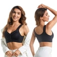 thumbnail image 4 of MIASHUI Bras for Women Front Side Buckle Lace Edge without Steel Ring Movement Seamless Gathering Adjustment Yoga Sleep Large Bra, 4 of 5