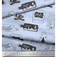 thumbnail image 2 of Soimoi Rayon Fabric Tree,Jar & Bottle Vintage Print Sewing Fabric Yard 42 Inch Wide, 2 of 3