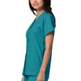 thumbnail image 3 of Adar Universal Women's Scrub Set ? Snap Front Scrub Top and Multi Pocket Scrub Pants, 3 of 7