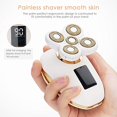 thumbnail image 4 of Bald Head Shaver for Men, Electric Razor for Women Shaver Hair Remover for Leg Face Lips Body Arm Bikini Trimmer, Wet Dry Waterproof, USB Rechargeable, 4 of 7