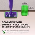 thumbnail image 4 of CUITING 4Pcs Reusable Refills Pad Compatible for Swiffer Wet Jet Mops Microfiber Floor Pads Refill for Swiffer Spray Wet Mop, 4 of 7