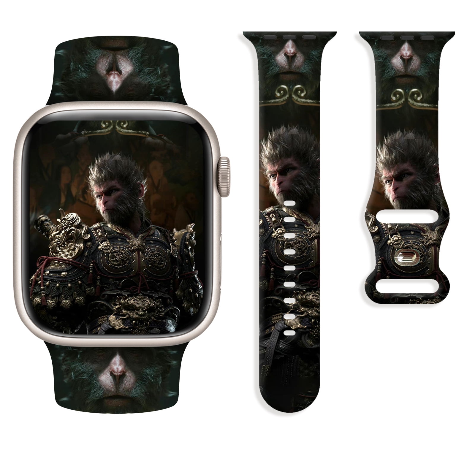 XIHAMA Sport Band Compatible with Apple Watch Band 38mm 40mm 41mm 42mm 44mm 45mm 49mm for Men and Women, Adjustable Soft Silicone Replacement Smart Watch Wristband for iWatch Series 1 to 9/ultra