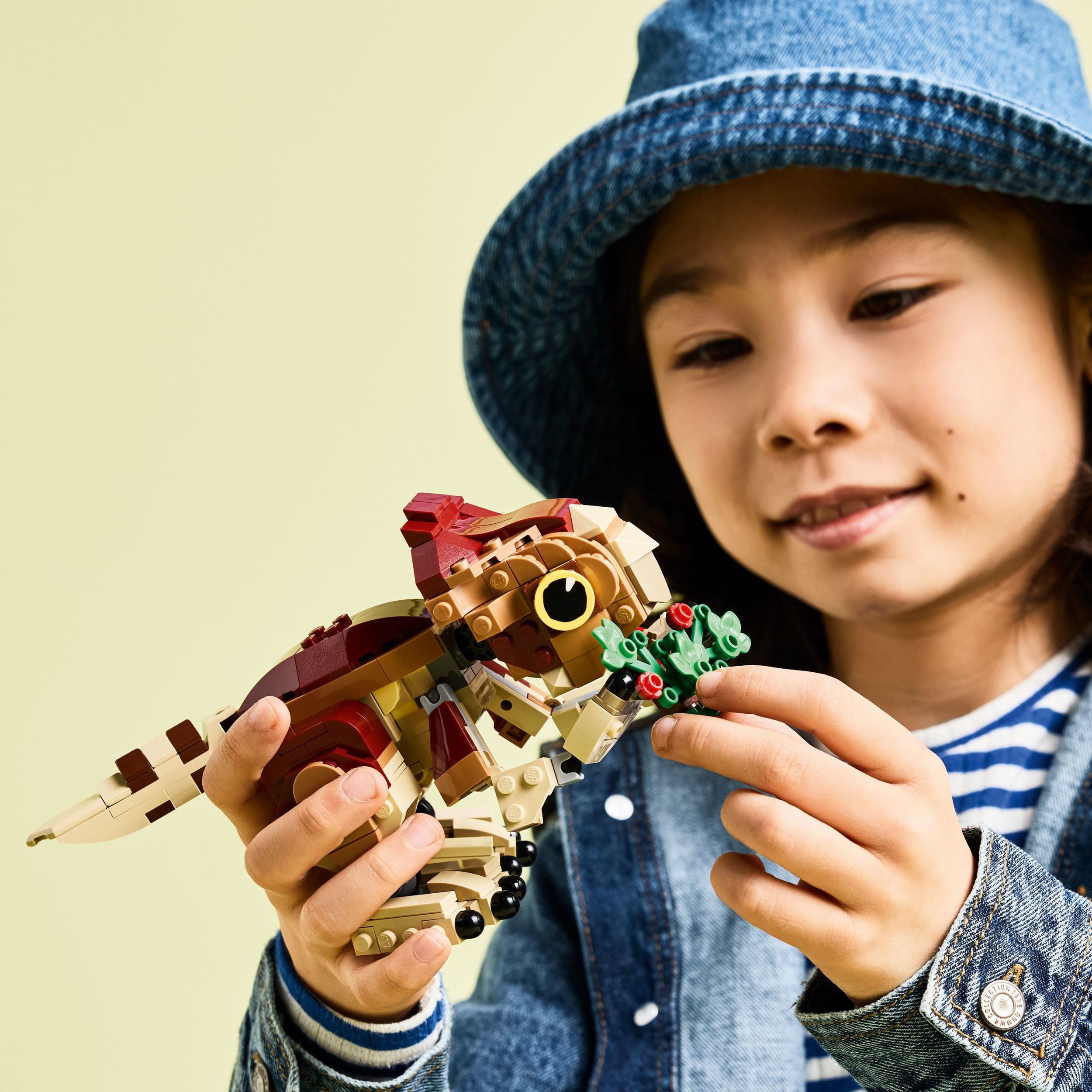 LEGO Jurassic World Bébé Dinosaure Dolores : Aquilops, Ensemble de Jouet 76970