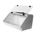 thumbnail image 3 of predolo Clear View Turtle Tank Aquarium Feeding Box with Easy Clean Drain Hole for Water White, 3 of 8