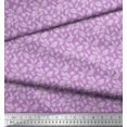 thumbnail image 2 of Soimoi Polyester Crepe Fabric Dot & Leaves Printed Fabric 1 Yard 42 Inch Wide, 2 of 2