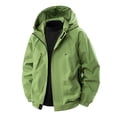 thumbnail image 1 of Ceisia Waterproof Breathable Men's Loose Fit Hooded Multi-Pocket Windbreaker Jacket Gift, 1 of 8