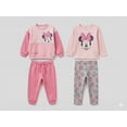 thumbnail image 1 of Disney Baby Minnie Mouse 4-Piece Outfit Set – Sweatshirt, Long Sleeve T-Shirt, Leggings & Joggers – Size 9M, 1 of 7