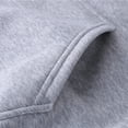 thumbnail image 4 of YONGHS Chandail à Capuchon Ample pour Homme, Coupe Décontractée, avec Poche, Gris, m, 4 of 7
