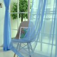 thumbnail image 1 of TIMIFIS Home Decor 2 PCS Pure Color Tulle Door Window Curtain Drape Panel Sheer Scarf Valances PP Decor - Fall, 1 of 3
