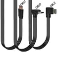 thumbnail image 2 of USB 2.0 Male to USB C Type C Male Angled Data Flat FPC Cable for FPV & Disk & Phone, 2 of 8