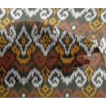 thumbnail image 4 of oneOone Viscose Chiffon Fabric Diamond & Swirl Ikat Print Fabric BTY 42 Inch Wide, 4 of 4