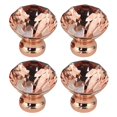 thumbnail image 1 of Rose Gold DIY Unique Color Pull Handle Crystal Cabinet Drawer Door Knob 30mm, 1 of 10