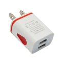thumbnail image 1 of 2A Quick Charging Dual USB Ports LED Poratble Universal Phone Home Office Charger US Plug, 1 of 9