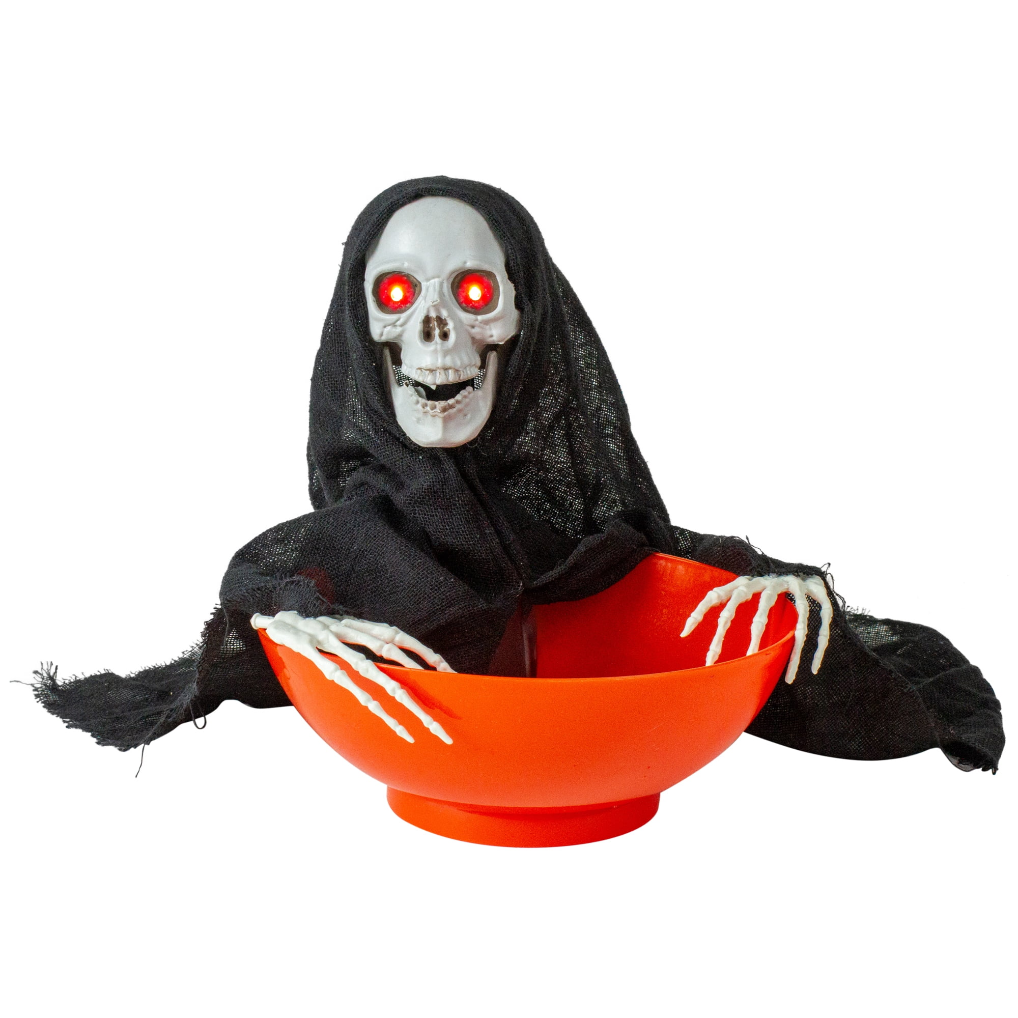 Northlight Bol de Bonbons d'Halloween Grim Reaper Animé - 10.5 Pouces