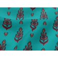 thumbnail image 4 of oneOone Viscose Jersey Fabric Leaves & Paisley Block Print Fabric BTY 60 Inch Wide, 4 of 4