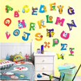 thumbnail image 2 of Cartoon Colorful 26 Letters Alphabet Wall Sticker Kids Room Nursery Room Decor Wall Decal Vinyl Bedroom Mural, 2 of 5