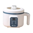thumbnail image 2 of Tnarru Electric Hot Pot ,Dorm Lazy Pot ,Portable, 1.7 L Mini Hotpot Small Rice Cooker for Pasta Ramen Cooking Noodles Rice Travel Without Steamer, 2 of 8