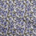 thumbnail image 1 of oneOone Rayonne Bleu Tissu Floral Matière de Robe Tissu Imprimé Tissu au Mètre 56 Pouces de Large, 1 of 4