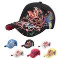 thumbnail image 2 of Coofit Women Baseball Cap Adjustable Embroidery Butterfly Snapback Hat Outdoor Sun Hat, 2 of 10