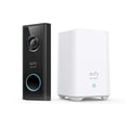 thumbnail image 1 of eufy Security, Video Doorbell (Battery-Powered) Kit, 2K Resolution, 180-Day Battery Life, Encrypted Local Storage, No Monthly Fees, HomeBase with High-Power Wi-Fi and Built-in Storage, 1 of 5