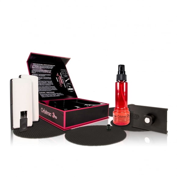 Système de nettoyage de disques de vinyle Orbitrac 3 Pro par Allsop - Noir