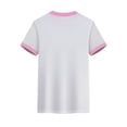 thumbnail image 3 of Hauts d'Été pour Filles, T-Shirts à Manches Courtes, Col Rond, Coupe Ample, Décontracté, Printemps, pour Garçons 5-6T, 3 of 7
