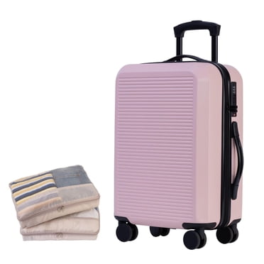3-Piece Hardside Luggage Set. Suitcase Set with wheels: Carry On Luggage and two packing cubes