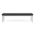 thumbnail image 4 of Lenox Steel Reception Waiting Room 3-Seat Bench / Silver Steel / Dark Gray, 4 of 5