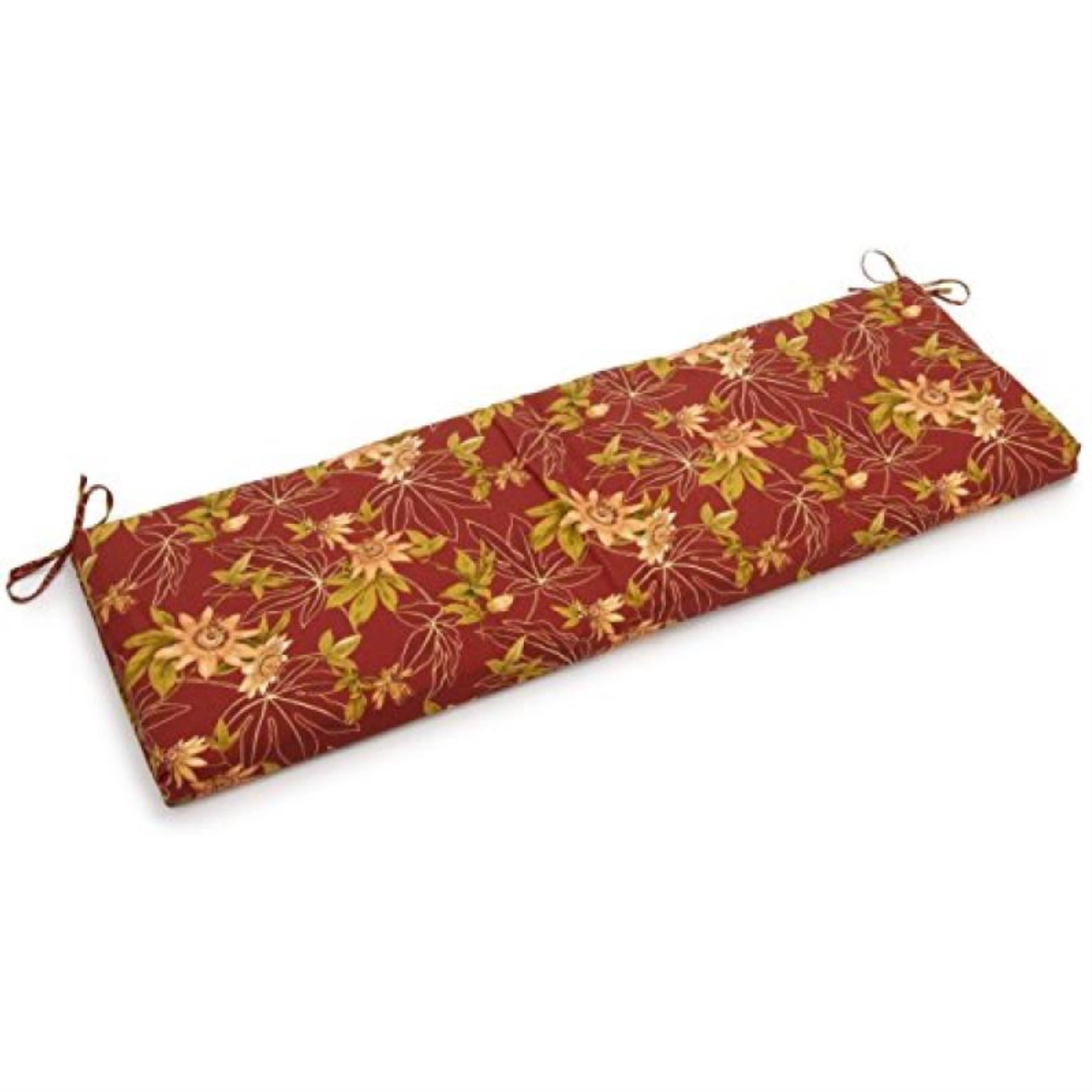 Coussin de Banc en Polyester Filé de 63 Po sur 19 Po - Passion Rubis