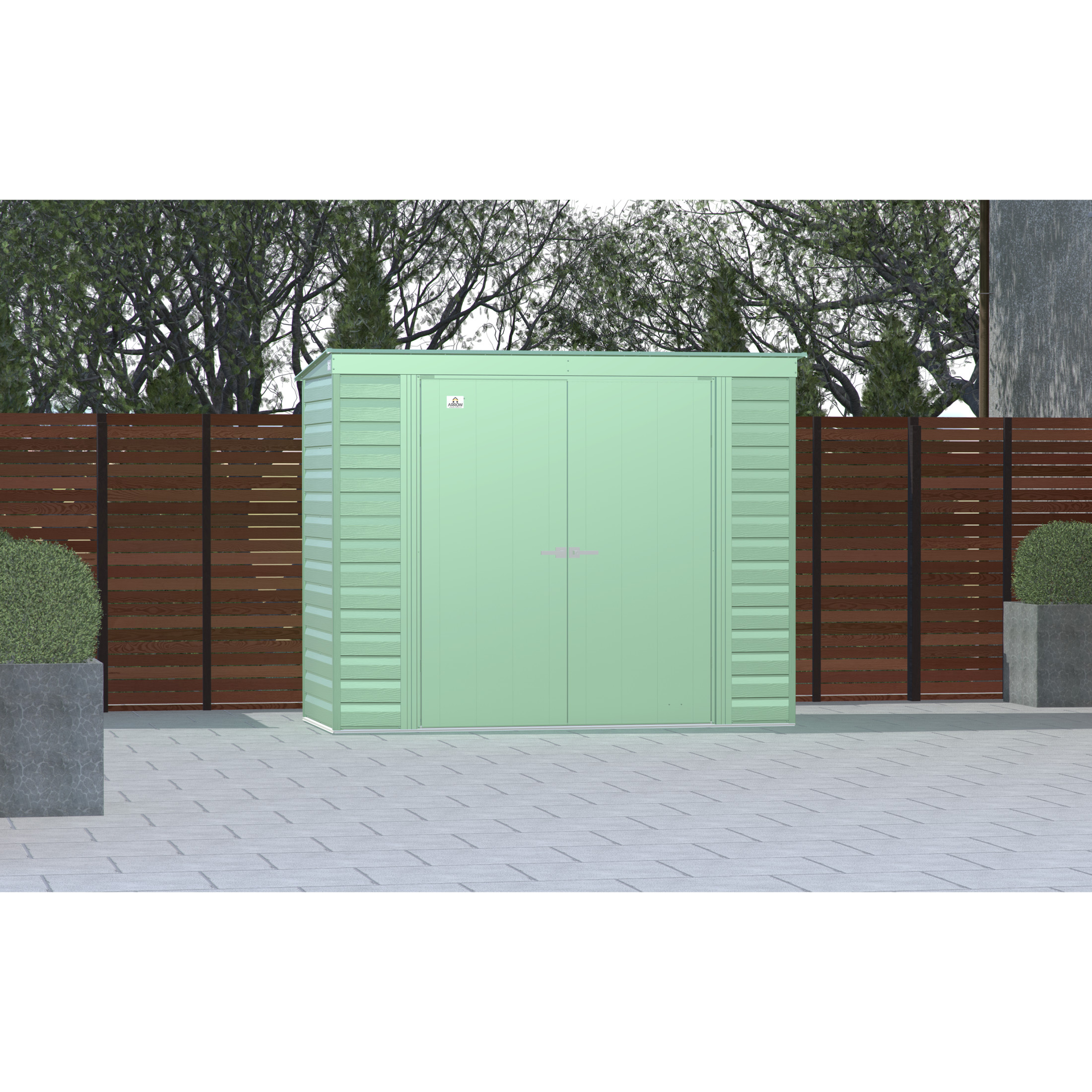 Arrow Select 8 x 4 x 6 ft Green Shed