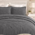 thumbnail image 1 of Swift Home Waffle Square Prewashed Duvet Cover Set, 1 of 5