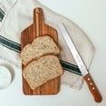 thumbnail image 4 of CUITING 10 inch Bread Knife Serrated Knife Sharp Wavy Edge Bread Cutter Stainless Steel for Slicing Homemade Bread Bagels Cake, 4 of 7