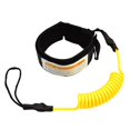thumbnail image 2 of 6m Surfing Leash Surfboard Bodyboarding Leg Rope paddle Board Wrist/ Leash - Yellow, 5ft, 2 of 9