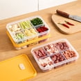 thumbnail image 1 of Compartment Food Storage Container, Kitchen Refrigerator Organizer, Fruit Vegetable Meat Preserver, Ginger Garlic Onion Keeper, Meal Prep Box, Airtight Design, 1 of 5