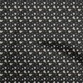 thumbnail image 1 of oneOone Polyester Spandex Black Fabric Leaves Fabric For Sewing Printed Craft Fabric By The Yard 56 Inch Wide, 1 of 4